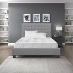 Matelas California King Size respirant en mousse à mémoire de forme Cool Gel, blanc, matelas en boîte, matelas confort