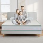 Matelas hybride à ressorts ensachés en mousse à mémoire de forme Cool Gel de 10 pouces par BRN
