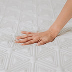 Matelas en mousse à mémoire de forme 10 gel California King Size en blanc gris foncé
