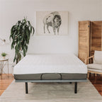 Matelas en mousse à mémoire de forme 10 gel California King Size en blanc gris foncé