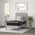 Matelas hybride en mousse et ressorts ensachés, matelas dans une boîte