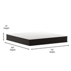Matelas hybride en mousse et ressorts ensachés, matelas dans une boîte