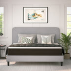 Matelas hybride en mousse et ressorts ensachés, matelas dans une boîte