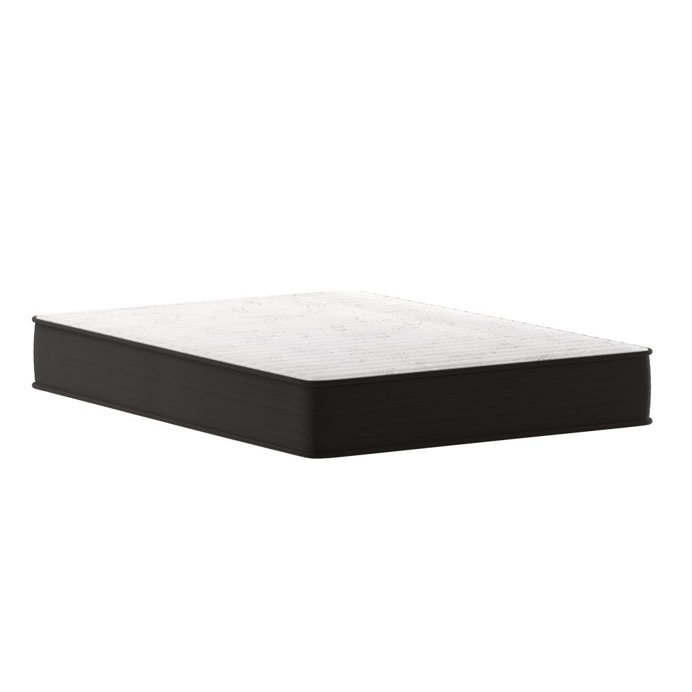 Matelas hybride en mousse et ressorts ensachés, matelas dans une boîte