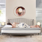 Matelas à ressorts indépendants ensachés en mousse à mémoire de forme de 10 pouces, livré dans une boîte
