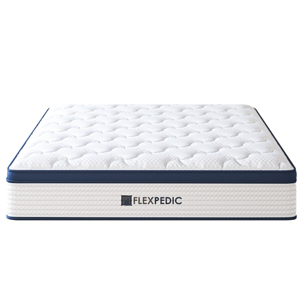 Matelas King Size 10 pouces, matelas hybride en mousse à mémoire de forme avec coton spatial pour un sommeil réparateur, matelas rafraîchissant avec un soutien renforcé