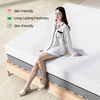 10 matelas en mousse à mémoire de forme moyenne dans une boîte