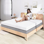10 matelas en mousse à mémoire de forme moyenne dans une boîte