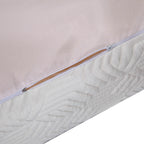 Matelas blanc quatre couches Cool Medium avec 2 oreillers