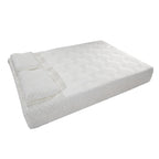 Matelas blanc quatre couches Cool Medium avec 2 oreillers