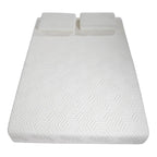 Matelas blanc quatre couches Cool Medium avec 2 oreillers