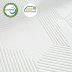 Matelas en mousse à mémoire de forme avec gel moyen de 10 po