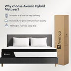 Matelas hybride à plateau-coussin moyen de 10 po