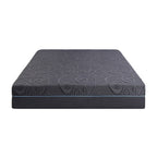 Matelas hybride California King Bed 11 pouces en mousse à mémoire de forme infusée de gel, gris foncé, matelas dans une boîte