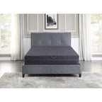 Matelas hybride en mousse à mémoire de forme infusée de gel Eastern King Bed de 11 pouces, gris foncé, matelas dans une boîte