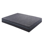 Matelas hybride en mousse à mémoire de forme infusée de gel, 11 pouces, gris foncé, matelas dans une boîte