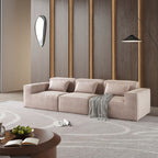 Canapé sectionnel modulaire 118, grand canapé nuage 3 places, canapés modernes et confortables en velours côtelé