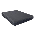 Matelas Eastern King 11 pouces en mousse à mémoire de forme infusée de gel au thé vert, gris, matelas dans une boîte