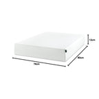 Matelas en mousse à mémoire de forme au thé vert 12 pouces, sans fibre de verre, support breveté sur mesure, base en mousse robuste, lit-en-boîte, très grand lit