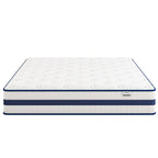 Matelas hybride King size de 12 pouces dans une boîte, mousse à mémoire de forme rafraîchissante, ressorts ensachés, isolation des mouvements, luxe