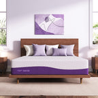 Matelas en mousse viscoélastique de 30,5 cm (12 pouces) mi-ferme avec gel cuivré pour soulager le dos et la pression - Certifié CertiPUR-US
