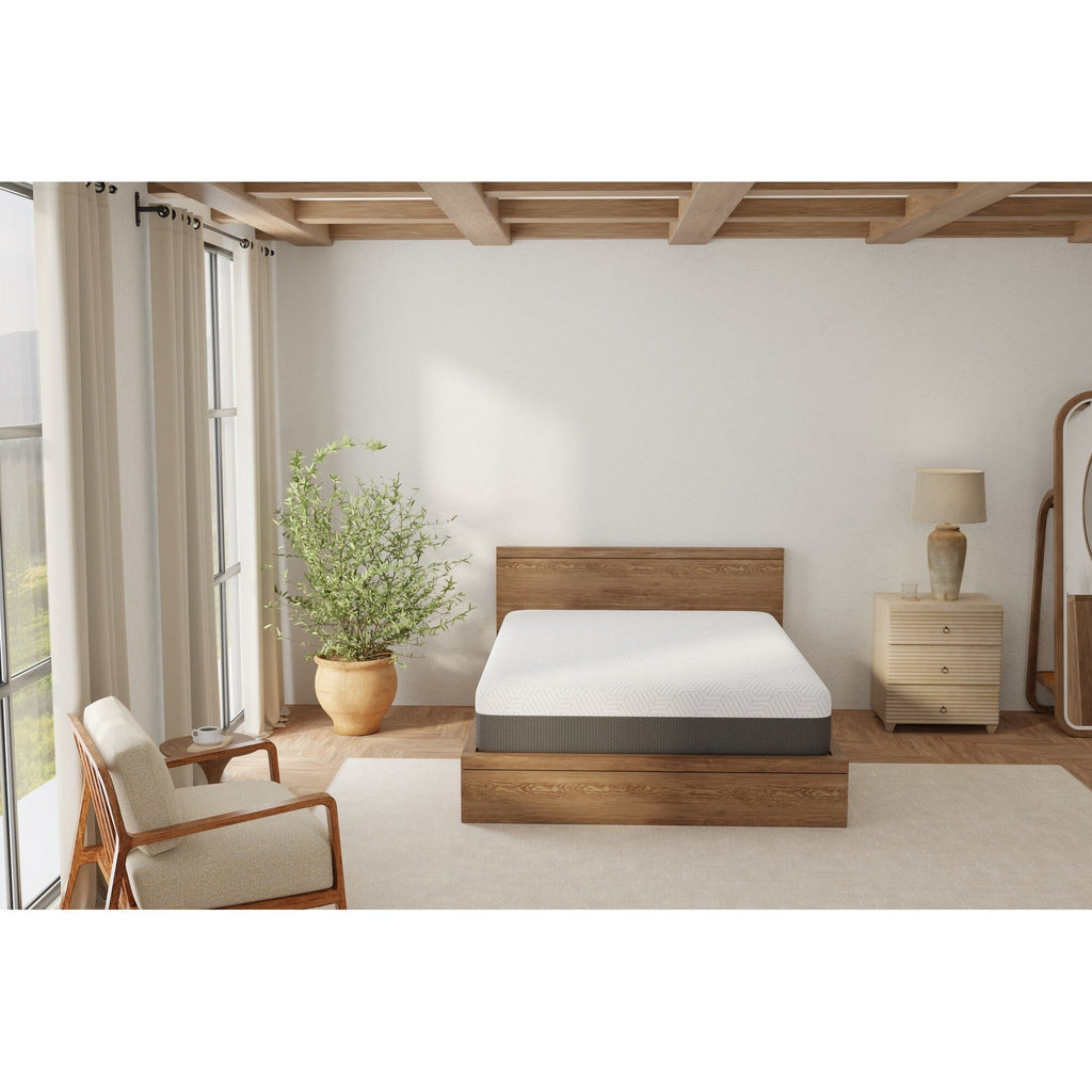 Matelas Queen moelleux de 12 pouces avec housse rafraîchissante