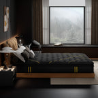 Matelas hybride en mousse à mémoire de forme avec gel de 12 pouces et ressorts ensachés