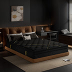 Matelas hybride en mousse à mémoire de forme avec gel de 12 pouces et ressorts ensachés