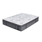 Matelas hybride en mousse à mémoire de forme ferme Euro Top de 12 pouces