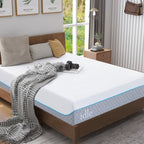 Matelas en mousse à mémoire de forme gel 12 pouces, matelas rafraîchissant à sensation moyenne, livré dans une boîte, CertiPUR-US