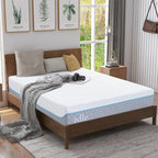 Matelas en mousse à mémoire de forme gel 12 pouces, matelas rafraîchissant à sensation moyenne, livré dans une boîte, CertiPUR-US