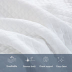 Matelas en mousse à mémoire de forme gel 12 pouces, matelas rafraîchissant à sensation moyenne, livré dans une boîte, CertiPUR-US
