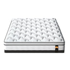 Matelas hybride King size de 12 pouces dans une boîte, mousse à mémoire de forme infusée de gel rafraîchissant et matelas à ressorts ensachés, fermeté moyenne, 76 x 80 pouces