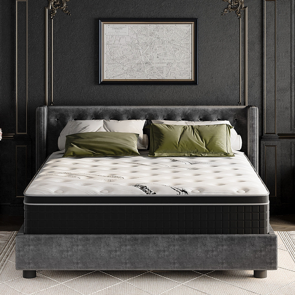 Matelas hybride en mousse à mémoire de forme de 12 pouces de taille moyenne
