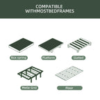 Matelas hybride en mousse à mémoire de forme de 12 pouces dans une boîte