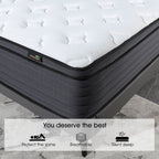 Matelas double de 12 pouces d'épaisseur