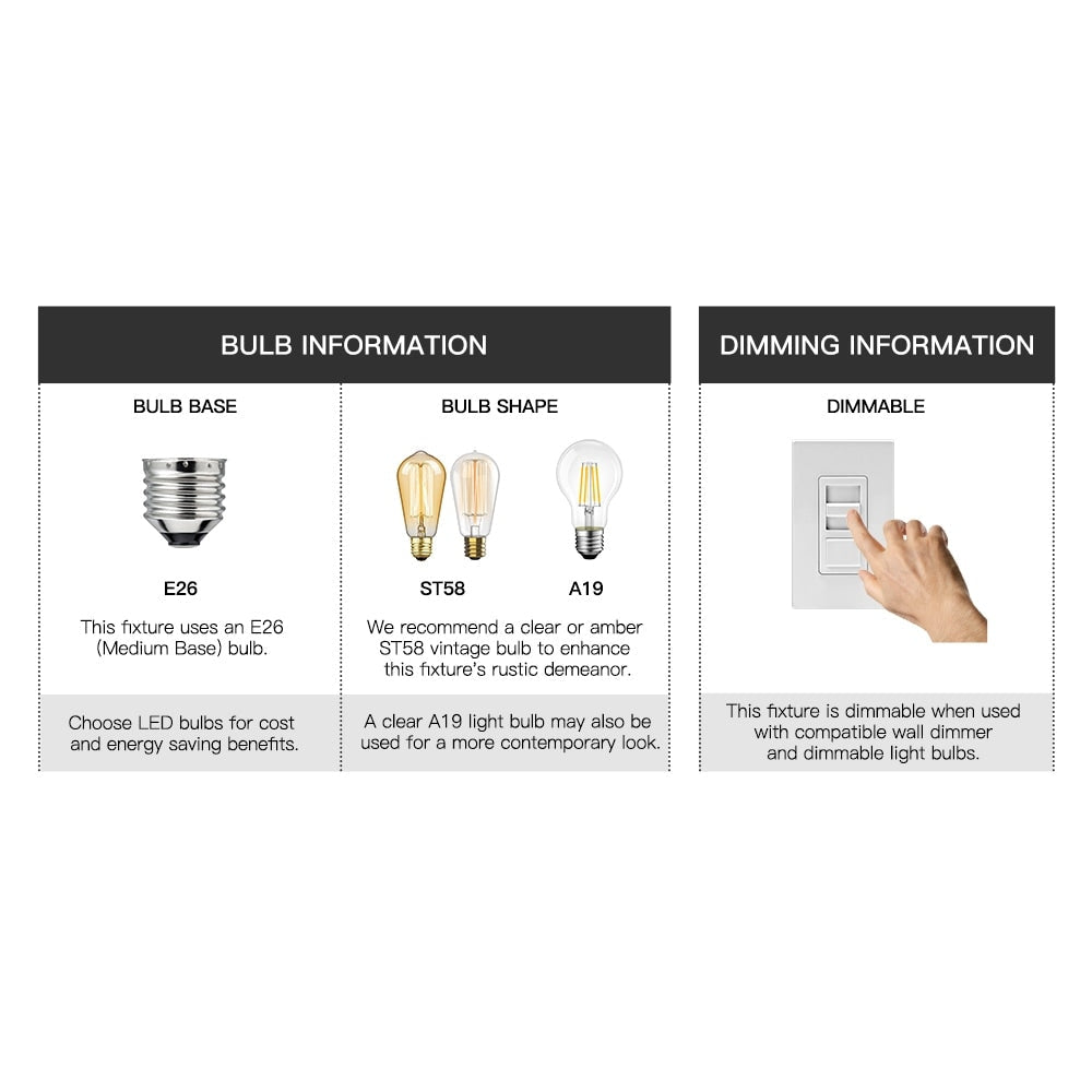 Plafonnier semi-encastré de style campagnard moderne, 4 lumières, 12,5 po, en fer naturel et imitation bois vieilli - 12,5 W