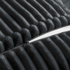 Canapé 4 places en velours côtelé 120 avec plusieurs grands coussins moelleux pour le salon et la chambre