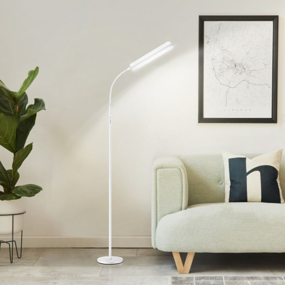 Lampadaire de travail/lecture à LED 12 W à intensité variable avec télécommande et commande tactile - N/A