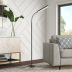 Lampadaire de travail/lecture à LED 12 W à intensité variable avec télécommande et commande tactile - N/A