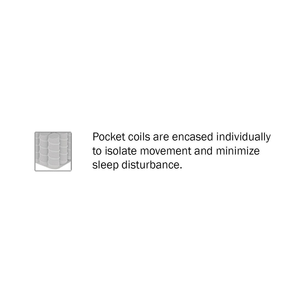 Matelas hybride matelassé hautement respirant de 12 pouces dans une boîte