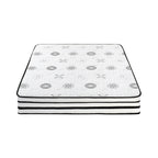 Matelas hybride matelassé hautement respirant de 12 pouces dans une boîte