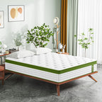 Matelas hybride 12 avec mousse à mémoire de forme et ressorts ensachés