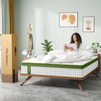 Matelas hybride 12 avec mousse à mémoire de forme et ressorts ensachés