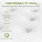 Matelas hybride 12 avec mousse à mémoire de forme et ressorts ensachés