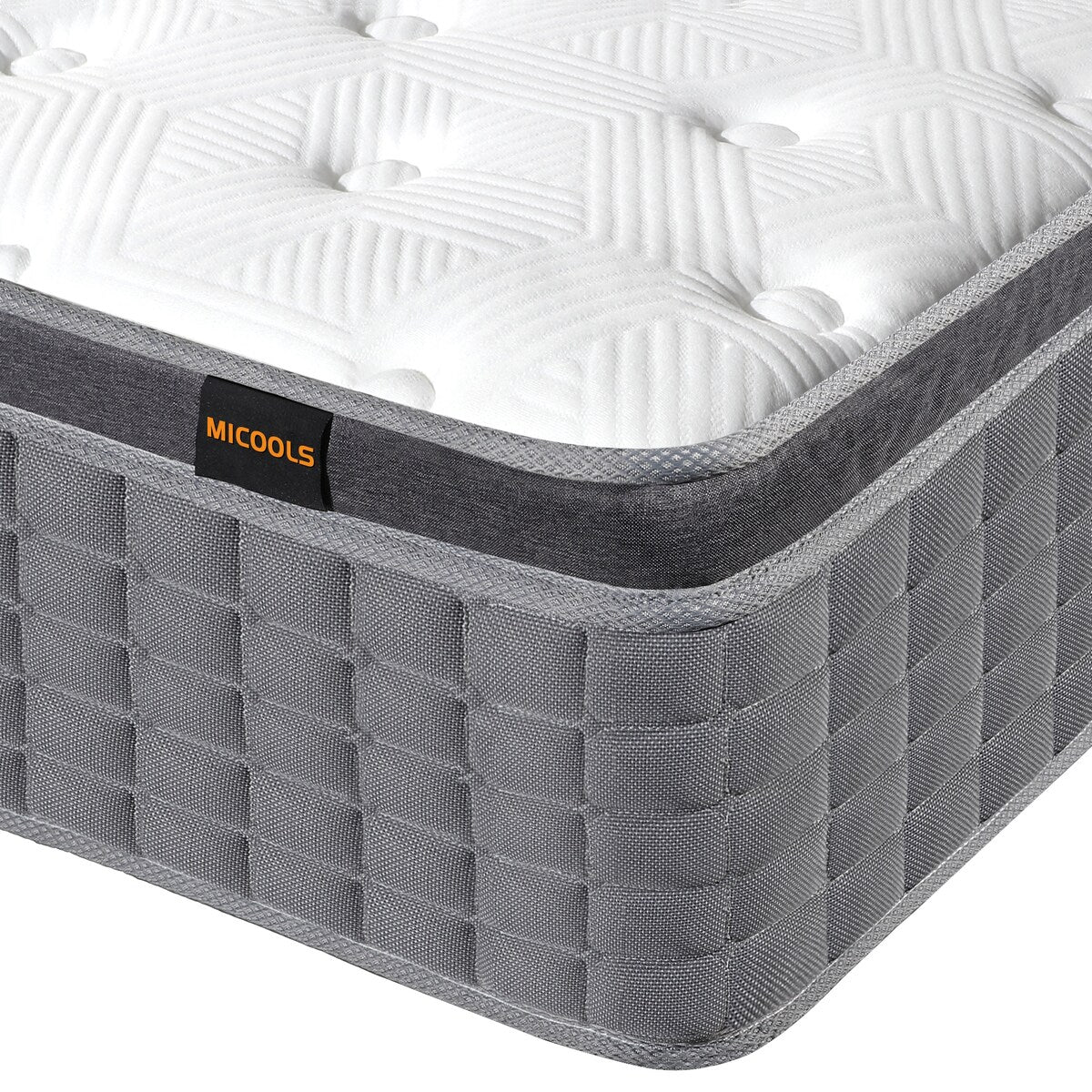 Matelas hybride à plateau-coussin mi-ferme 12