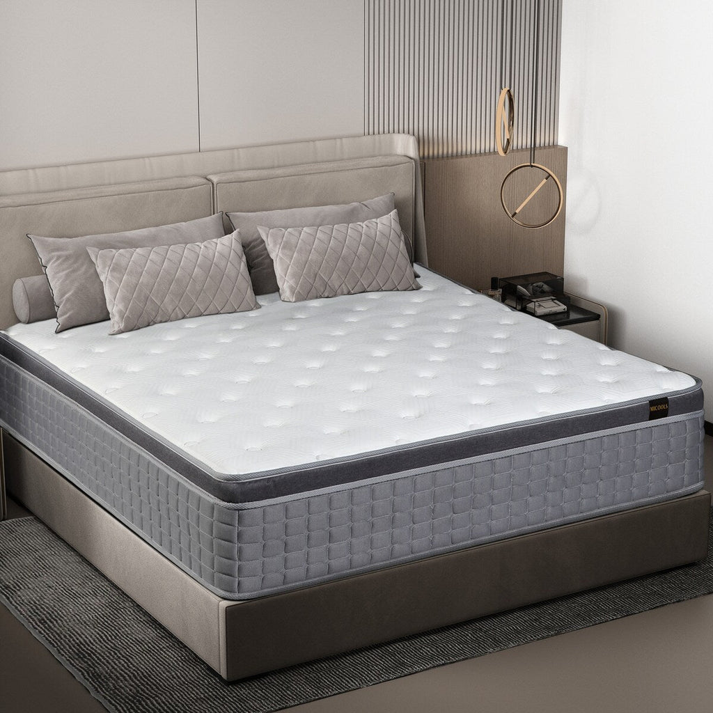 Matelas hybride à plateau-coussin mi-ferme 12