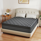 12 matelas hybrides en mousse à mémoire de forme moyenne dans une boîte