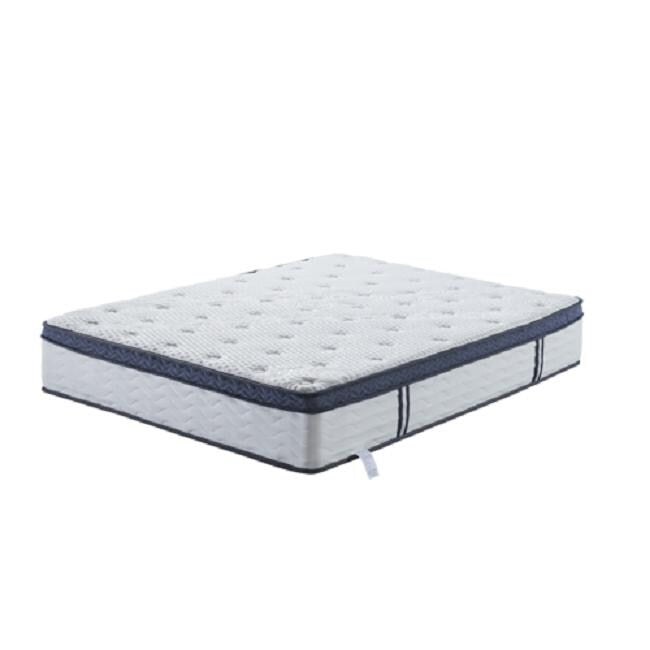 Matelas hybride à 12 ressorts ensachés en mousse à mémoire de forme - COMPLET