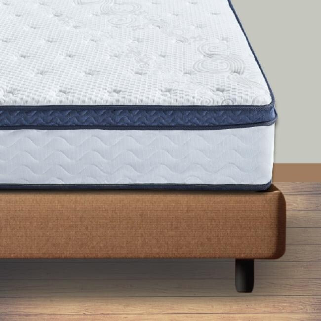 Matelas hybride à 12 ressorts ensachés en mousse à mémoire de forme - KING